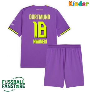 Borussia Dortmund Ethan Nwaneri #18 Replik 3rd trikot Kinder 2026-27 Kurzarm (+ Kurze Hosen)